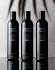 Bottle of Kiwabi hair color shampoo for gray hair